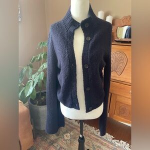 Banana Republic Soft Navy Knit Sweater